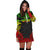 Norfolk Island Women's Hoodie Dress - Polynesian Reggae Chief - Polynesian Pride