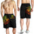 Hawaii Polynesian Personalised Men's Shorts - Vintage Polynesian Turtle (Reggae) - Polynesian Pride