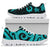 Pohnpei Micronesian Sneakers - Turquoise Tentacle Turtle - Polynesian Pride