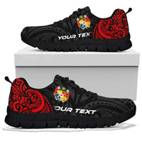 Tonga Polynesian Custom Personalised Sneakers - Tongan Spirit - Polynesian Pride