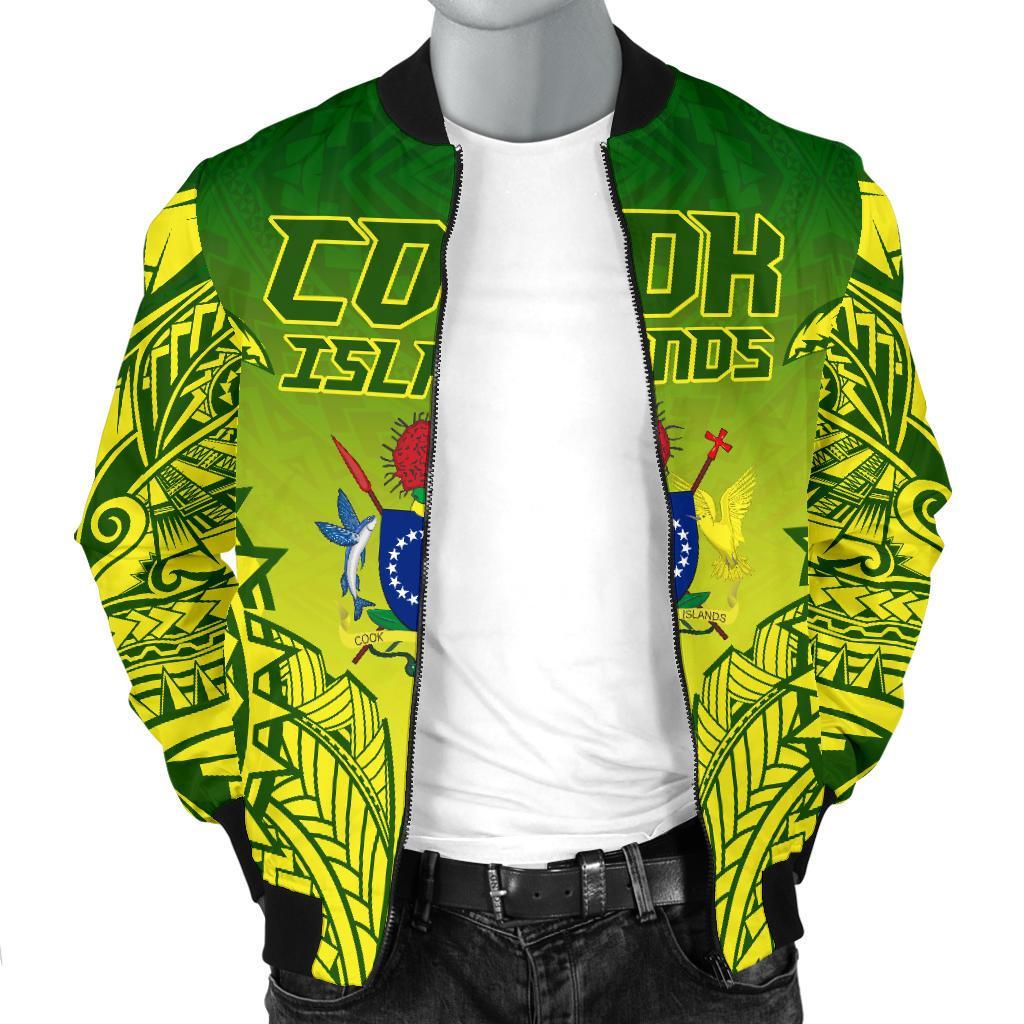 (Kuki Arirani) Cook Islands Premium Men's Bomber Jacket - Polynesian Pride