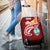 Guam Luggage Covers - Guam Seal Polynesian Patterns Plumeria (Red) - Polynesian Pride