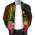 Chuuk Polynesian Personalised Men's Bomber Jacket - Hibiscus and Banana Leaves - Polynesian Pride