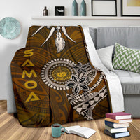 Samoa Premium Blankets - Polynesian Boar Tusk - Polynesian Pride