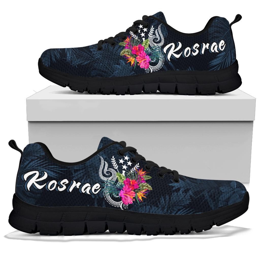 Kosrae Micronesia Sneakers - Tropical Flower - Polynesian Pride