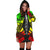 Samoa Hoodie Dress - Polynesian Tattoo Reggae - Polynesian Pride