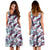 Hawaii Tropical Monstera Leaf Midi Dress - Polynesian Pride