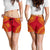 Papua New Guinea Women's Shorts - Polynesian Chief Flag Version - Polynesian Pride