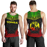 Tonga Men's Tank Top - Polynesian Chief Reggae Version - Polynesian Pride