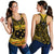 American Samoa Women's Racerback Tank - Samoa Coat Of Arm, Polynesian Tattoo Golden - Polynesian Pride