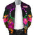 Cook Islands Personalised Polynesian Men's Bomber Jacket - Summer Hibiscus - Polynesian Pride