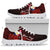 Philippines Polynesian Custom Personalised Sneakers - Coat Of Arm With Hibiscus - Polynesian Pride