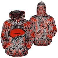 Maori Rugby Hoodie New Zealand - Polynesian Pride