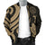 Palau Men's Bomber Jacket - Gold Tentacle Turtle - Polynesian Pride