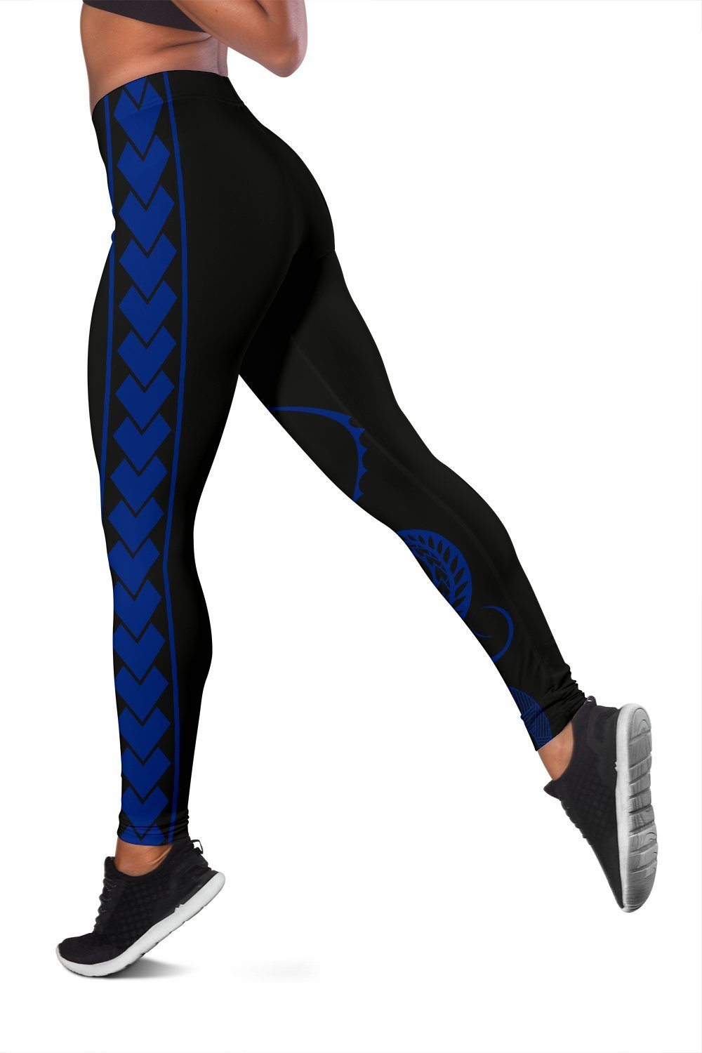 Hawaii Polynesian Leggings - Felicity Style - Blue - Polynesian Pride