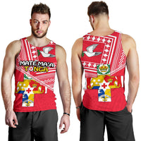 Mate Ma'a Tonga Men Tank Top Coat Of Arms - Polynesian Pride
