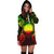 Northern Mariana Islands Polynesian Hoodie Dress Map Reggae - Polynesian Pride