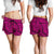 Polynesian Maori Lauhala Pink Women's Short - Polynesian Pride