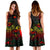 Marshall Islands Polynesian Midi Dress - Turtle Hibiscus Reggae - Polynesian Pride