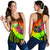 American Samoa Women's Racerback Tank - Polynesian Hook And Hibiscus (Reggae) - Polynesian Pride