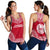 French Polynesia Women's Racerback Tank - Polynesian Chief Flag Version - Polynesian Pride