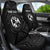 Tonga Personalised Car Seat Covers - Tonga Seal With Polynesian Tattoo Style (Black) - Polynesian Pride