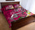 Guam Quilt Bed Set - Turtle Plumeria (Pink) - Polynesian Pride