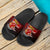 American Samoa Slide Sandals - Manulele Tausala Nuuuli (Ver 2) Black - Polynesian Pride