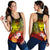 Fiji Custom Personalised Women's Racerback Tank - Humpback Whale with Tropical Flowers (Yellow) Yellow - Polynesian Pride