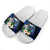 Samoa Polynesian Slide Sandals - Turtle With Plumeria Flowers - Polynesian Pride