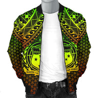 Polynesian Samoa Men's Bomber Jacket - Reggae Vintage Polynesian Patterns - Polynesian Pride