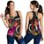 Vanuatu Women's Racerback Tank - Hibiscus Polynesian Pattern - Polynesian Pride