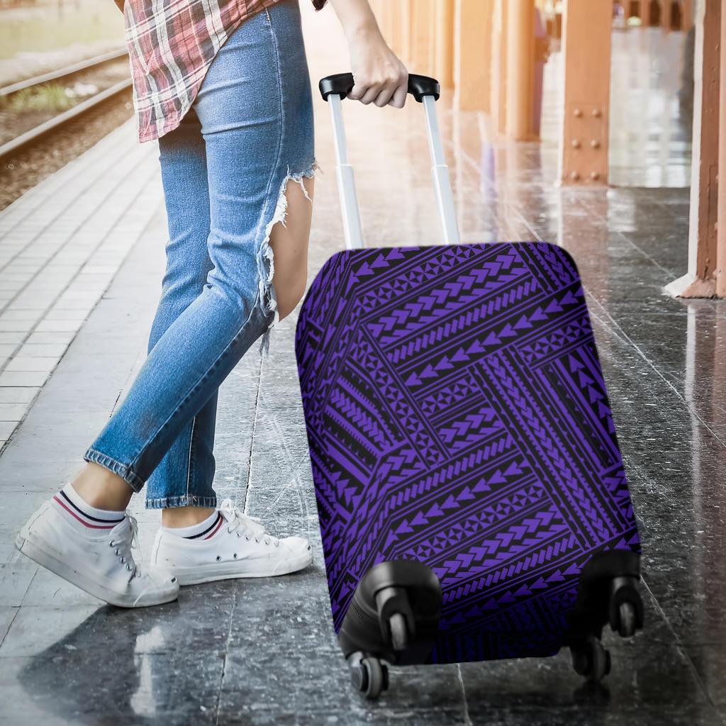 Polynesian Nation Violet Luggage Covers - Polynesian Pride