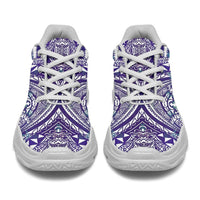 Polynesian Symmetry Gardient Violet Chunky Sneakers - Polynesian Pride