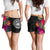 American Samoa All Over Print Women's Shorts - Polynesian Hibiscus Pattern - Polynesian Pride