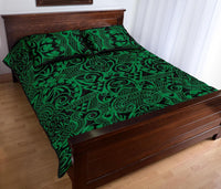 Hawaii Quilt Bed Set Polynesia Kakau Turtle AH - Polynesian Pride