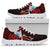 Federated States Of Micronesia Custom Personalised Sneakers - Coat Of Arm With Hibiscus - Polynesian Pride