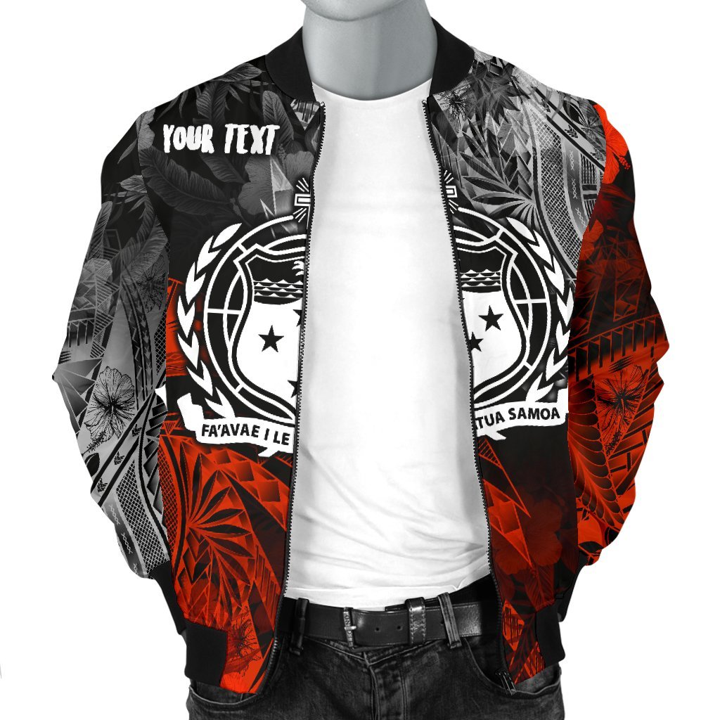 Samoa Polynesian Personalised Men's Bomber Jacket - Vintage Polynesian Style - Polynesian Pride