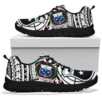 Samoa Sneaker - Coat Of Arm Samoa - Polynesian Pride