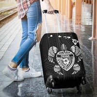 Hawaii Kakau Polynesian Turtle Map Luggage Covers - White - Polynesian Pride