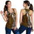 Chuuk Women's Racerback Tank - Polynesian Boar Tusk Brown - Polynesian Pride