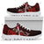 Vanuatu Polynesian Custom Personalised Sneakers - Coat Of Arm With Hibiscus - Polynesian Pride