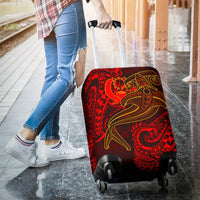 Pohnpei Luggage Covers - Red Shark Polynesian Tattoo - Polynesian Pride