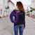 Hawaii Kanaka Polynesian Personalized Women's Off Shoulder Sweater - Purple - Polynesian Pride