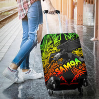 Samoa Polynesian Luggage Covers - Eagle Tribal Pattern Reggae - Polynesian Pride