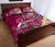 Guam Custom Personalised Quilt Bed Set - Turtle Plumeria (Pink) - Polynesian Pride