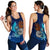 American Samoa Polynesian Women's Racerback Tank - Blue Polynesian Eagle - Polynesian Pride