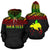 Papua New Guinea Polynesian ll Over Custom Hoodie Reggae Horizontal Unisex Black - Polynesian Pride