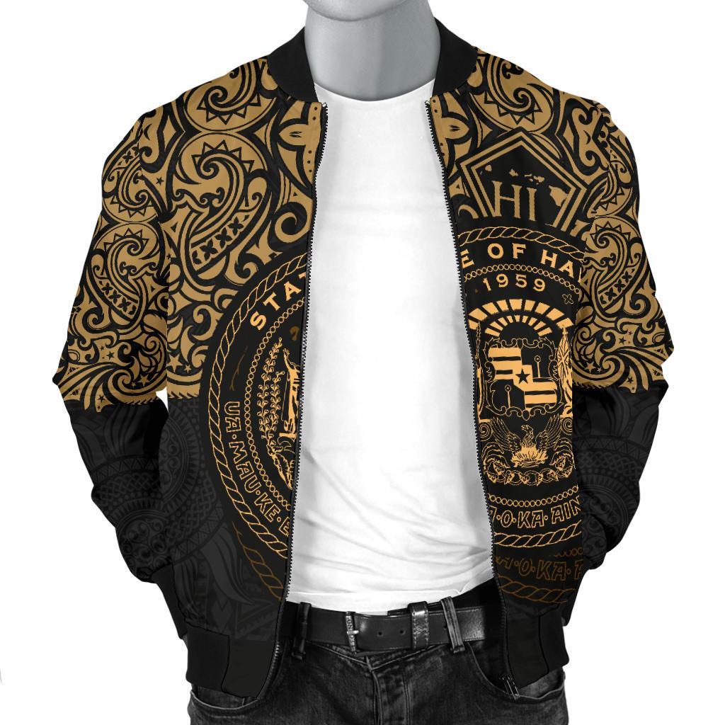 Polynesian Hawaii Bomber Jacket (Men) - Pride of Hawaii - Polynesian Pride