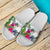 Nauru Slide Sandals - Turtle Plumeria Banana Leaf - Polynesian Pride